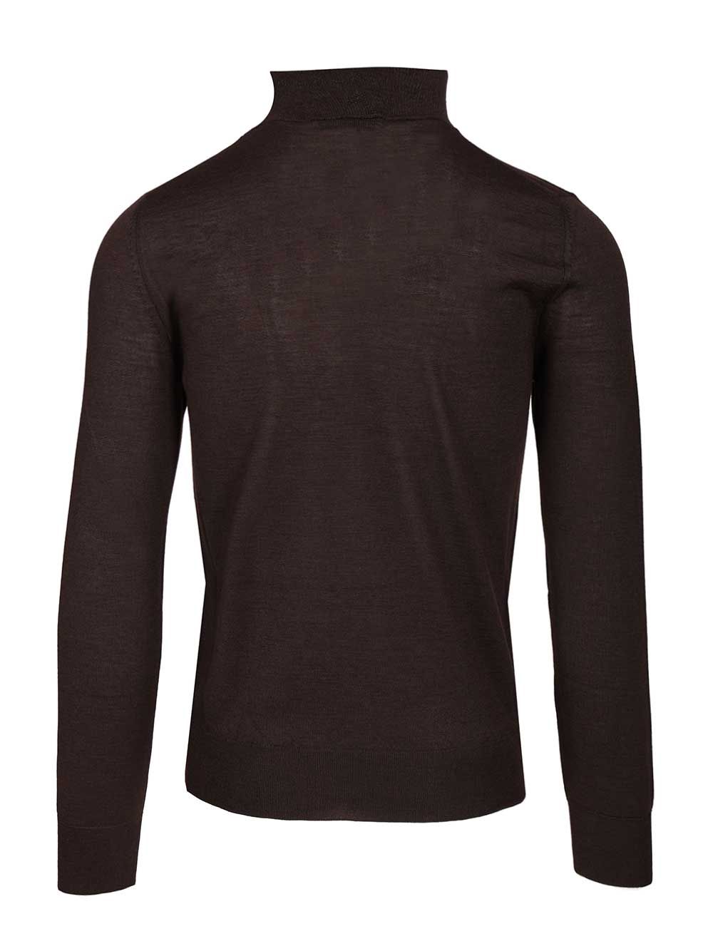 Al Duca D'Aosta 1902 Cashmere And Silk Turtleneck Sweater Knitwear - Brown | a8d4d7fbbb0ec4273b4df236bc1686de499ff6de