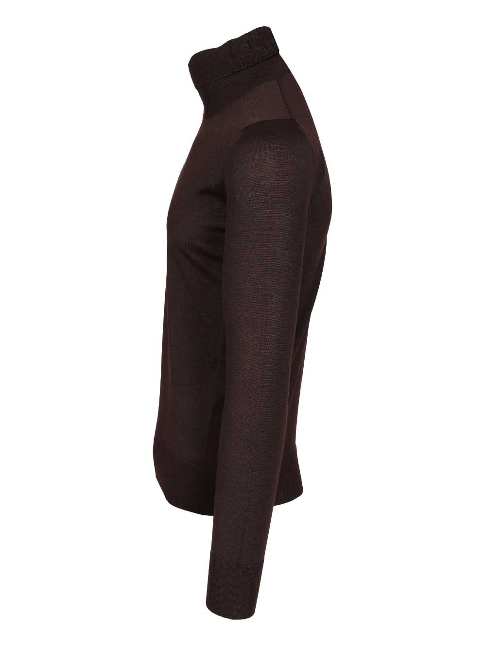 Al Duca D'Aosta 1902 Cashmere And Silk Turtleneck Sweater Knitwear - Brown | 8401a09d14f20088ea68f4a83eaccc0b36edd48f