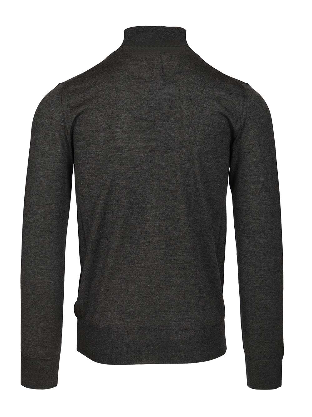 Al Duca D'Aosta 1902 Cashmere And Silk Turtleneck Sweater Knitwear - Grey | 8dcb42b5648ca03eba034a6140280e8658a57bd2