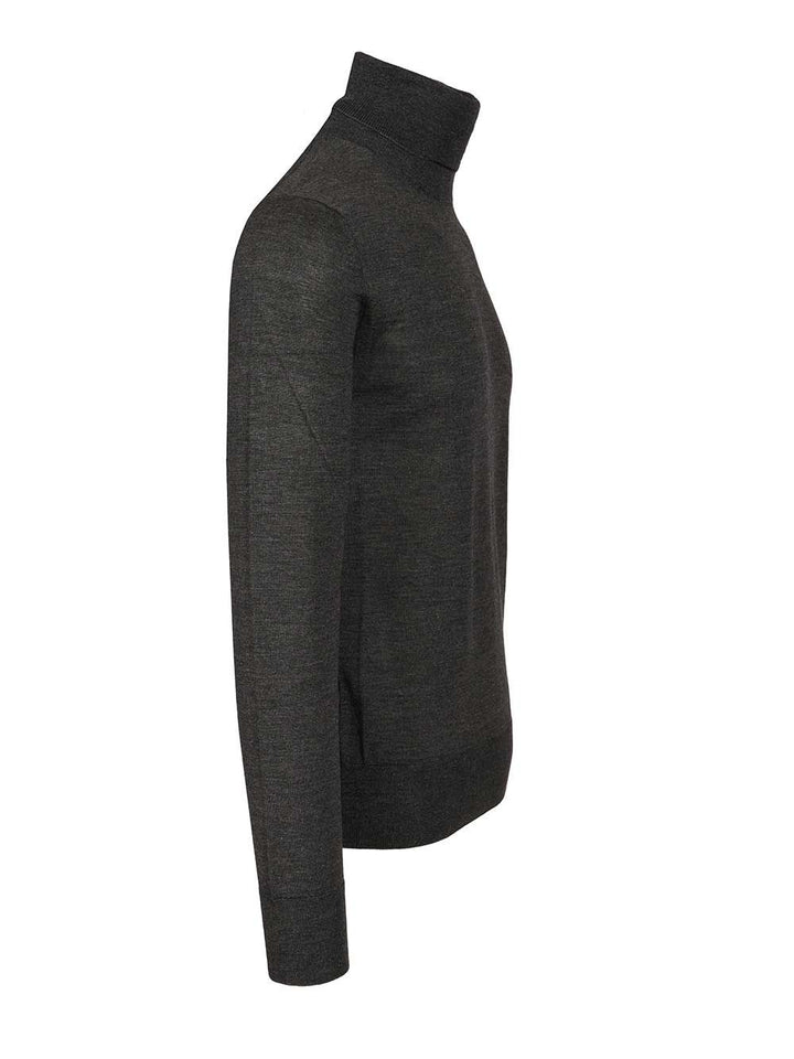 Al Duca D'Aosta 1902 Cashmere And Silk Turtleneck Sweater Knitwear - Grey | ea74a2fde2fafe873b48a568cf18831bea3e4a49