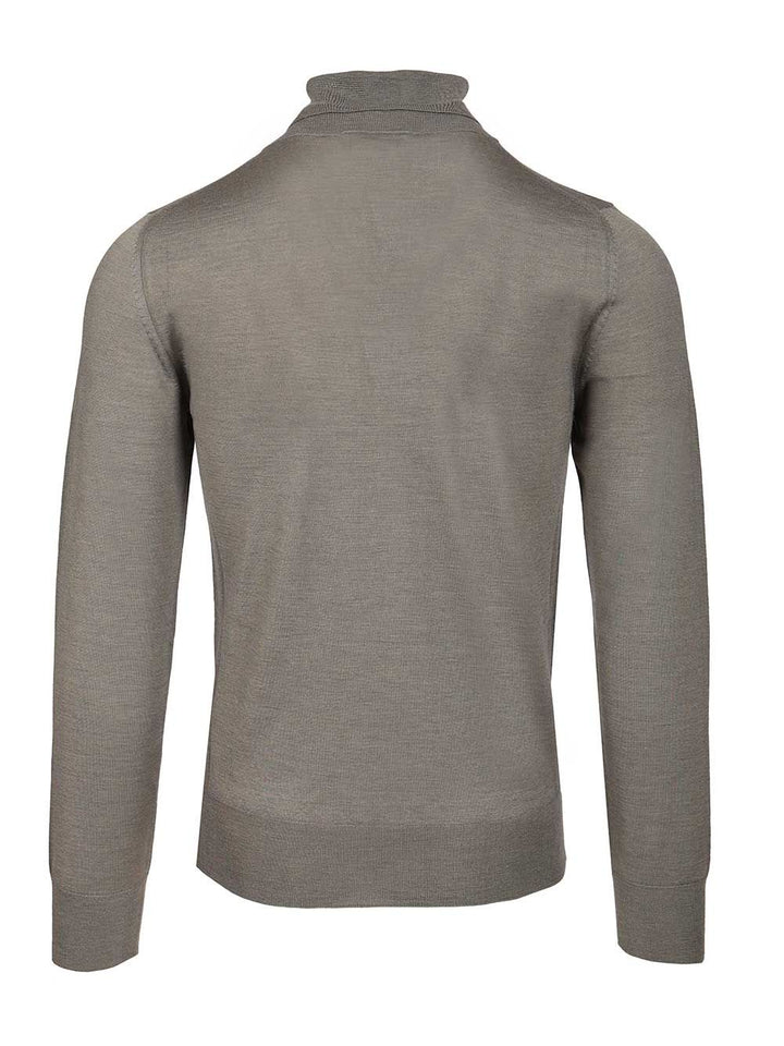 Al Duca D'Aosta 1902 Cashmere And Silk Turtleneck Sweater Knitwear - Grey | dd928858bd116421064694aa5c00ac6a38ecfaeb