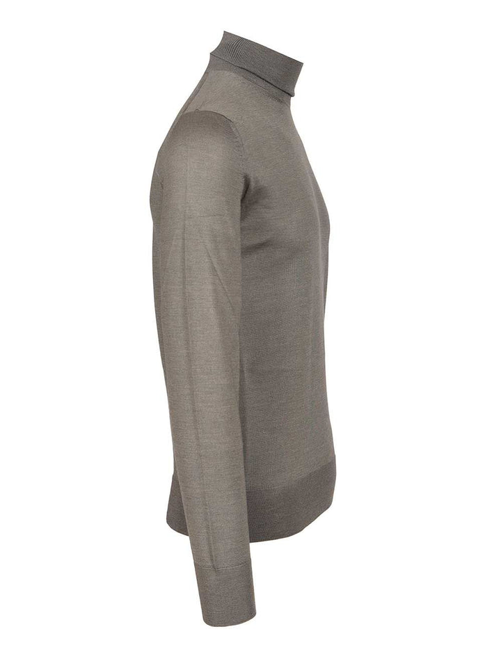 Al Duca D'Aosta 1902 Cashmere And Silk Turtleneck Sweater Knitwear - Grey | 8eb74ed19db6304ca881cd34f0f74453e3258783