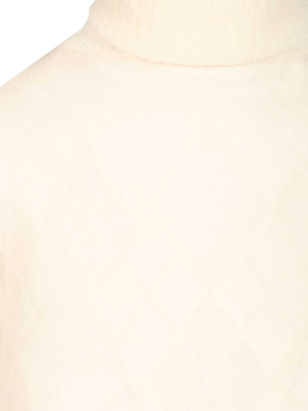 Retori Crop Top Knitwear - White | 18b05814307e491fc18076d45a585ee123f68eb9