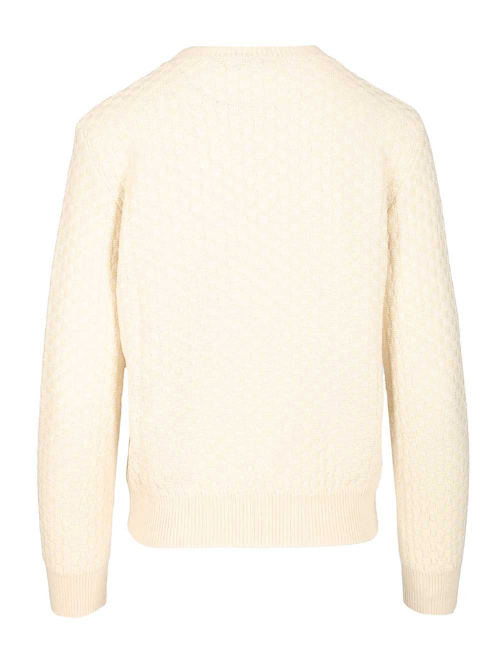 Retori Damier Knitwear - White | 04dd0e171a22bd5042dd6722b1bd623dde2fbc23