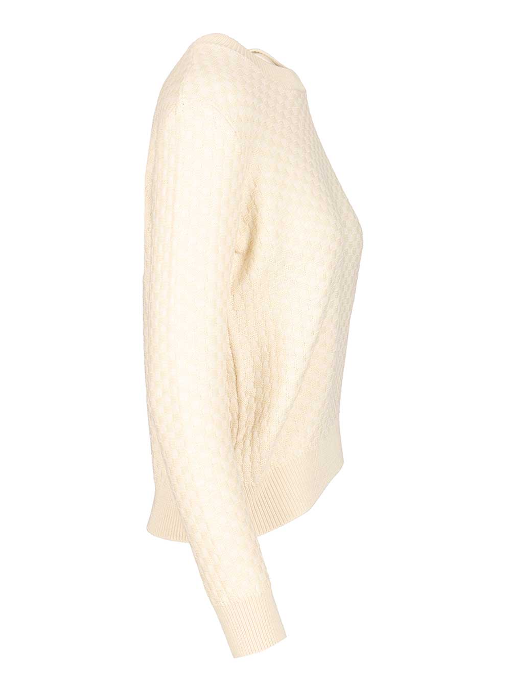 Retori Damier Knitwear - White | 1ff157cc1798671c7966f0264116b25d2a10c2dc