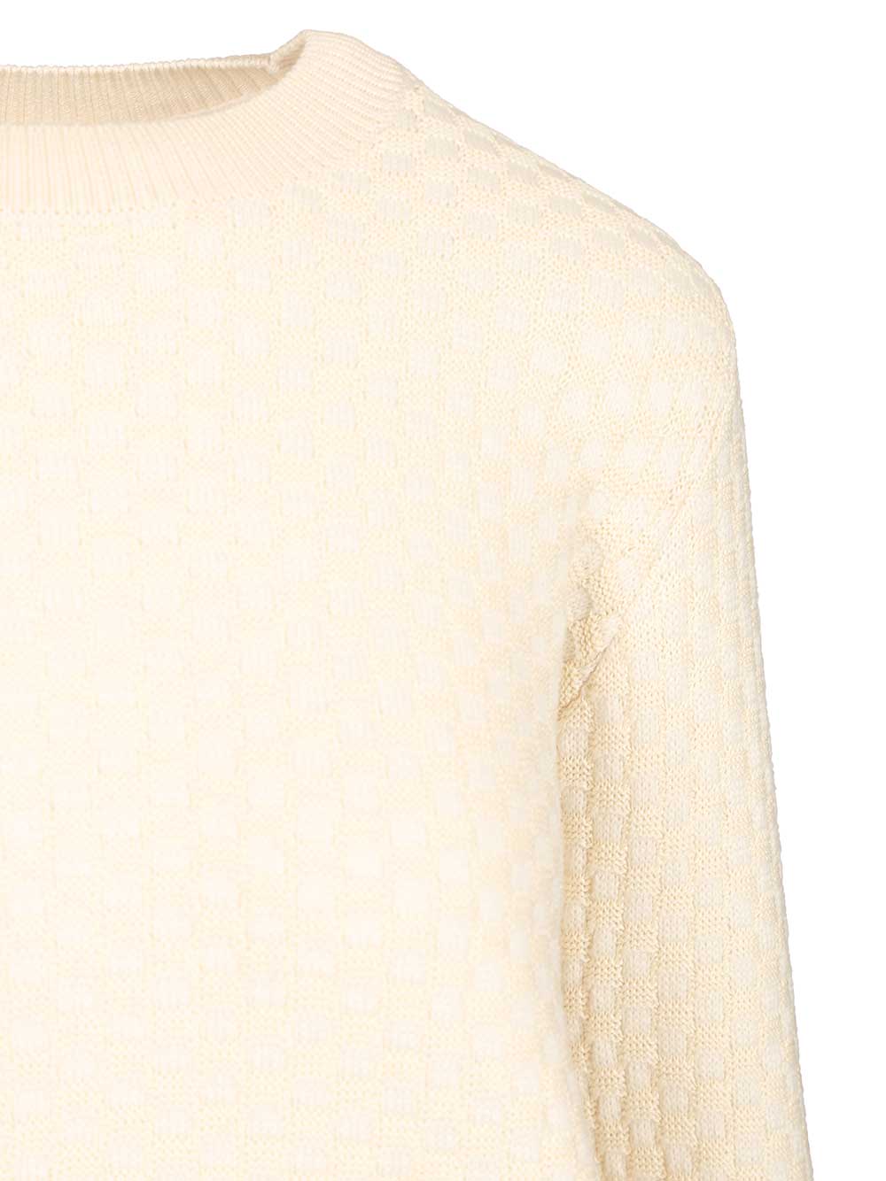 Retori Damier Knitwear - White | 0a4c891f8a50734c6d9843f5ff1eb160c4159a3f