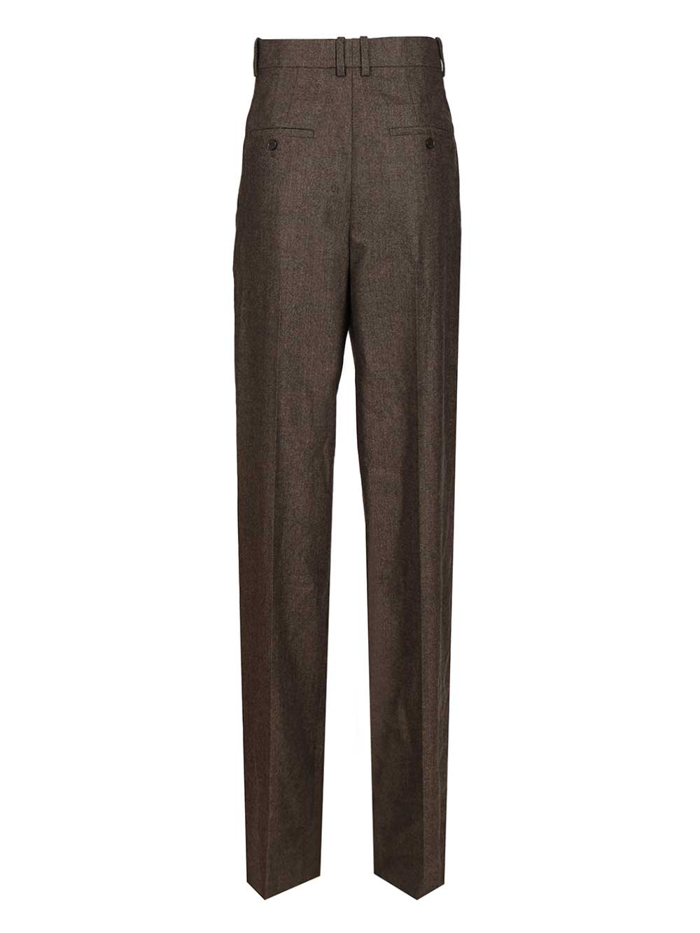 Saint Laurent Loose-Fitting Trousers - Brown | c5b44dd9a40899f55a30b438d6a64547f831f215
