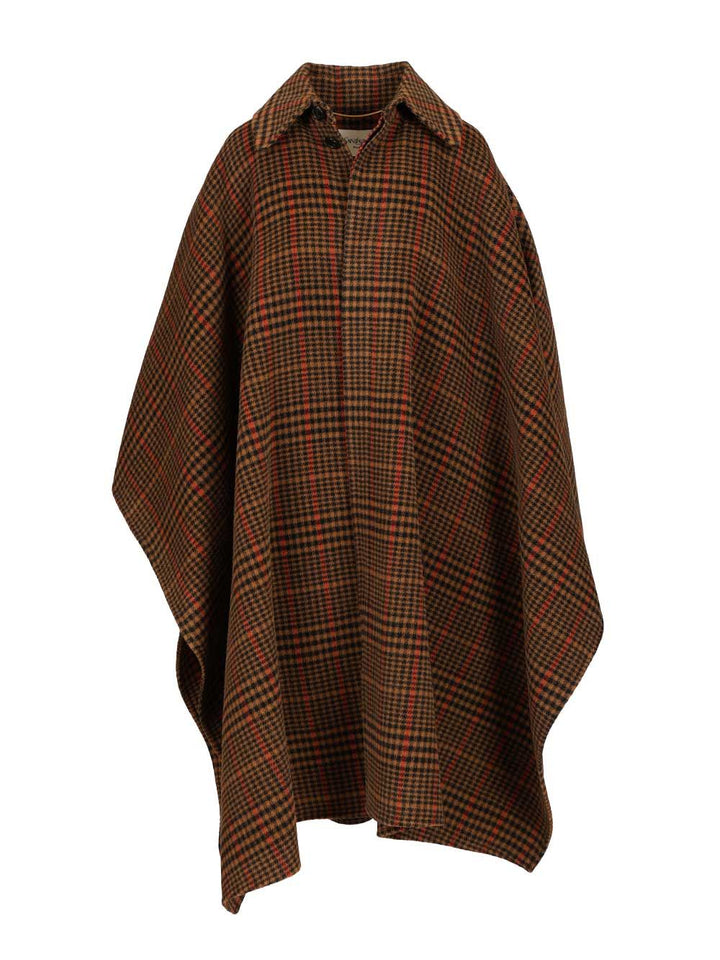 Saint Laurent Blanket-Cape Coats - Brown | 919257c145ac1ccb71c5a32f1b00646b8adc9e0a
