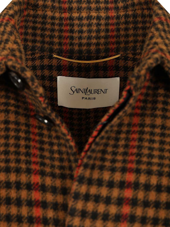 Saint Laurent Blanket-Cape Coats - Brown | b38a9f0dd2dcb7d716ec8e28123fc88b3e58d110