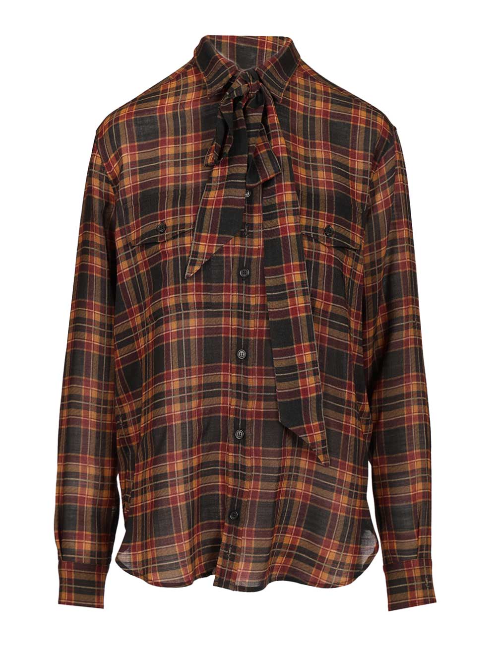 Saint Laurent Lavalliére Cassandre Shirt Shirts - Multicolor | 8ed5f6fe8f0f73bfcbc44dc3d9209465843edb04