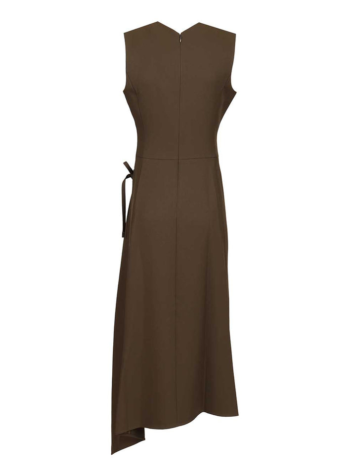 Tory Burch Twill Wrap Dress Dresses - Green | fc6ef6bb75b05dba2efa9baca13bc9c28623264b