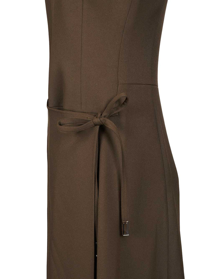 Tory Burch Twill Wrap Dress Dresses - Green | cf403a95a9ace5eb575a68776bf9c8392186a05c