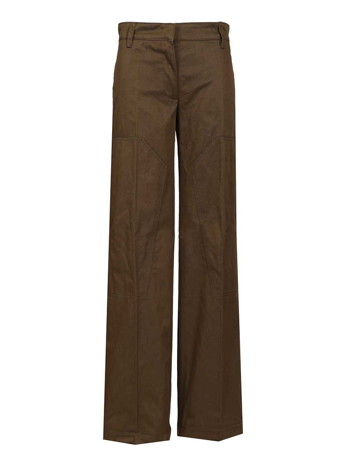 Tory Burch Cargo Trousers - Green | 2e4726f63731230fd585cea5c6333879b9716277
