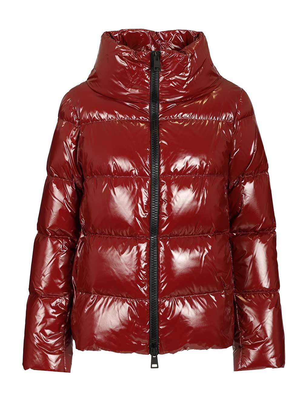 Herno Down Jacket In Shiny Nylon Coats - Bordeaux | 2d197658ee348fb0dcf58cc9e031a3a889a5c392