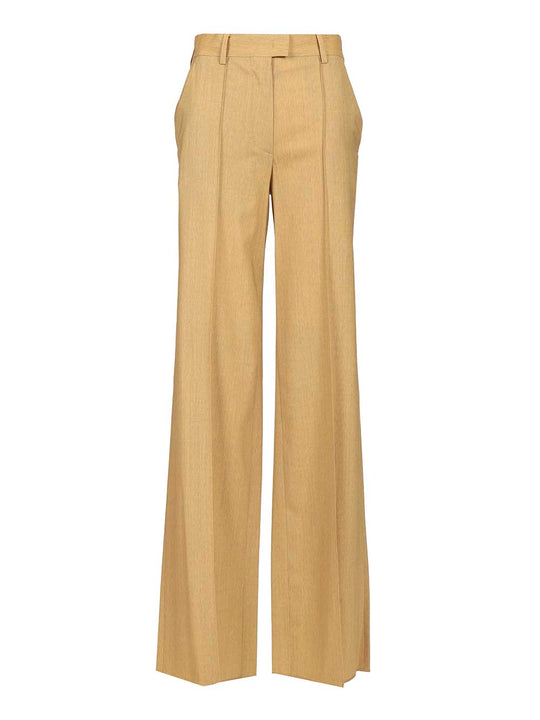 Tailored Trousers Yellow