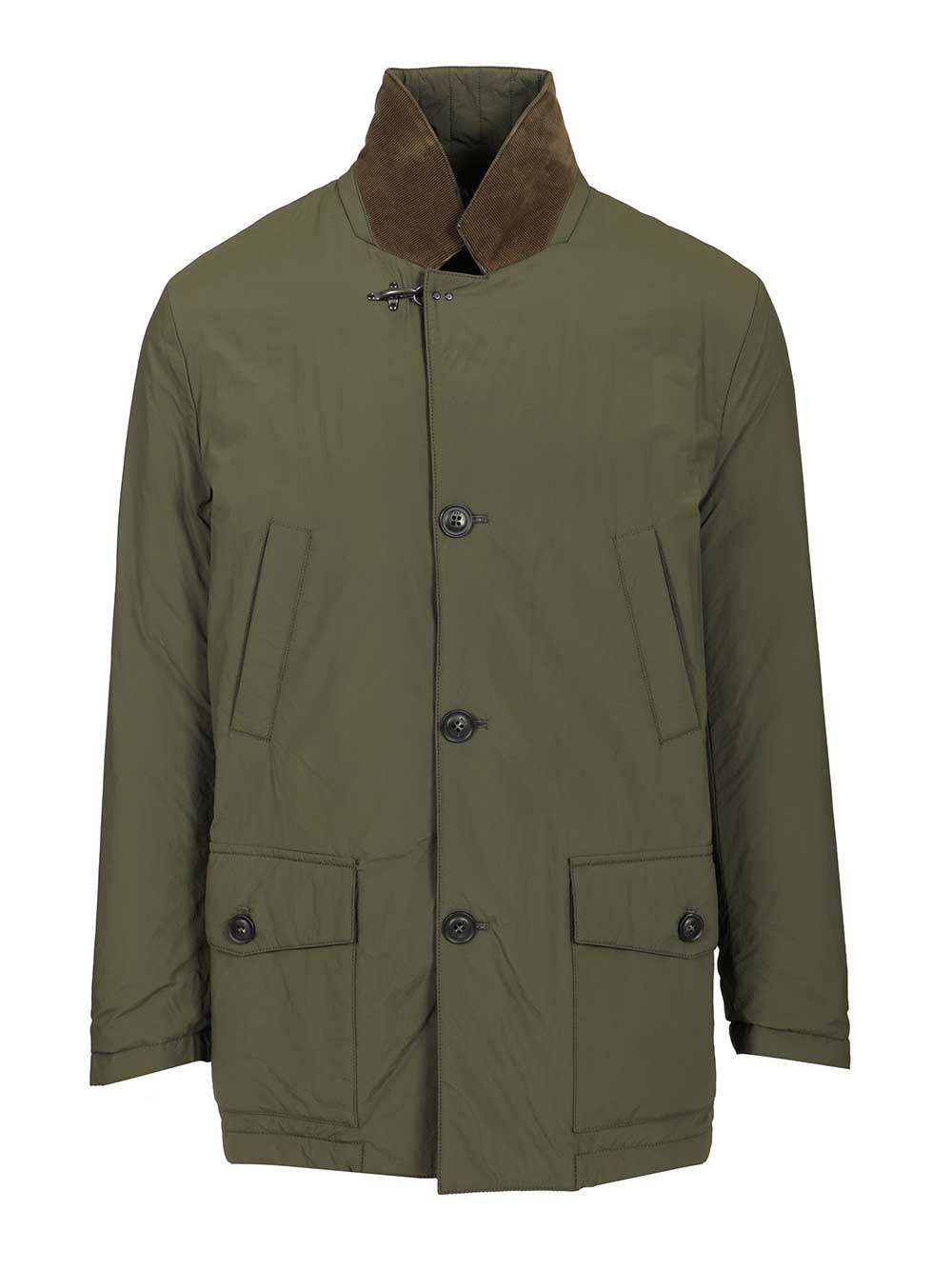 Fay Jacket Made Of Nylon Poplin Jackets - Green | badc31c1803e89f1afb8d9c19ab4dbf829778301