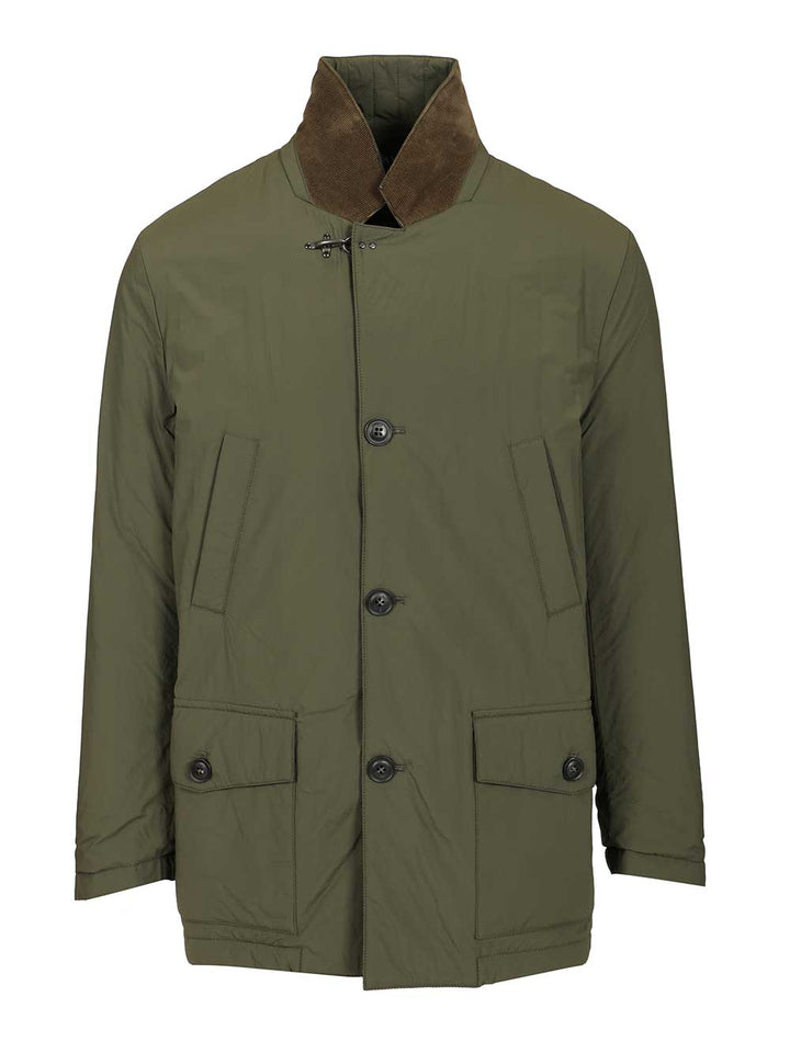 Fay Jacket Made Of Nylon Poplin Jackets - Green | badc31c1803e89f1afb8d9c19ab4dbf829778301