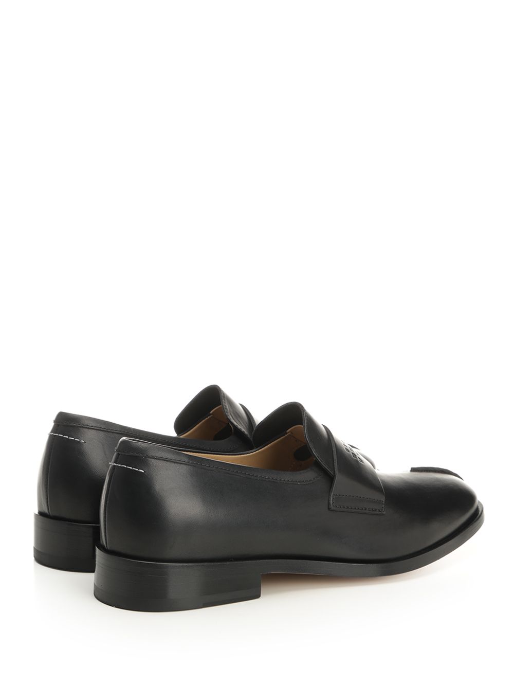 Mm6 Maison Margiela Leather Moccasins Scarpe basse - Black | 4959a5173b8a6454d076e9f99268d75bc72983b0