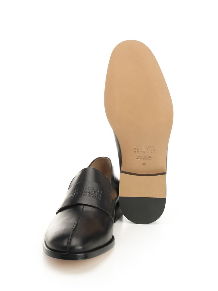 Mm6 Maison Margiela Leather Moccasins Scarpe basse - Black | e76fe59029719504e8a974f66e57e60c8088886f