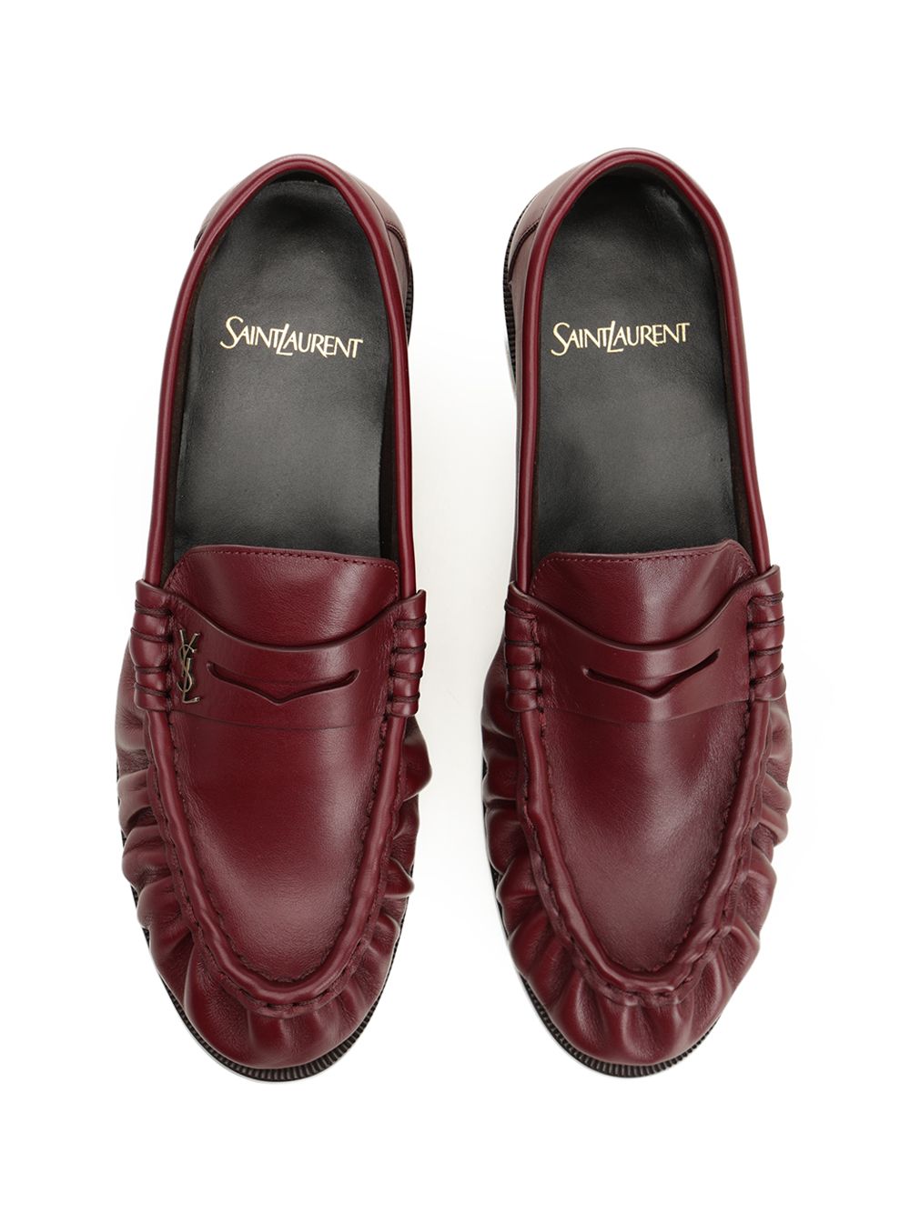 Saint Laurent Le Loafer Boots - Bordeaux | e545edc63293386b020937125a85238db23c3400