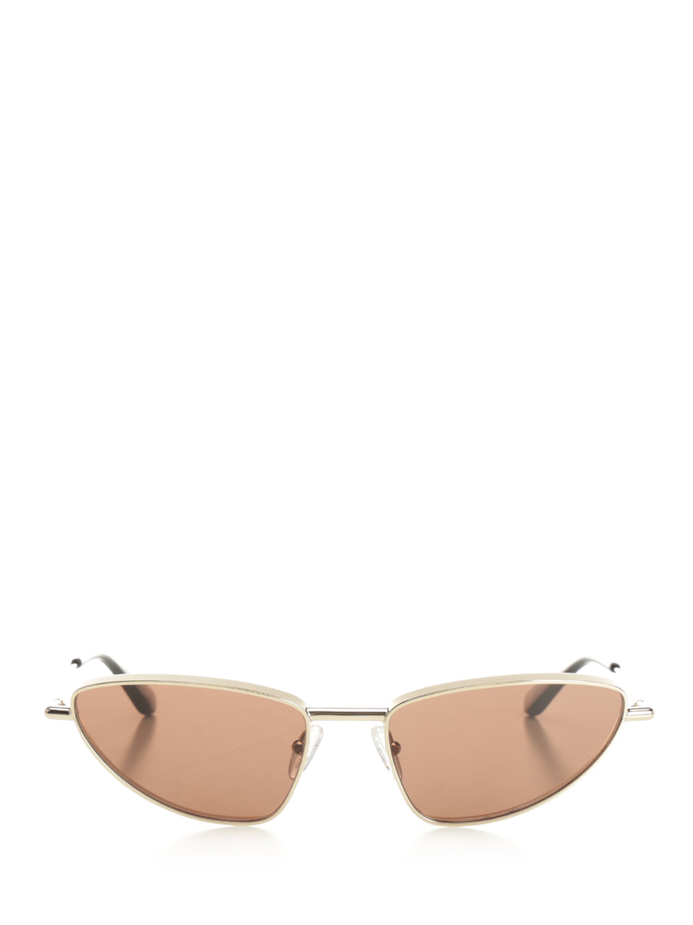 Mcqueen Cat-Eye Metal T-Bar Glasses - Gold | effa2495b8e2a3ec703a6166c51a9367d052fd1a