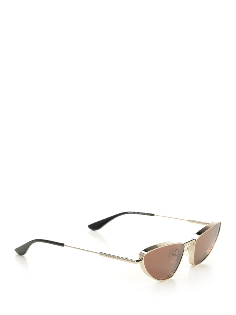 Mcqueen Cat-Eye Metal T-Bar Glasses - Gold | 1445fc87ab4fc9227d734a1b83fa6ebf4bd5ab98