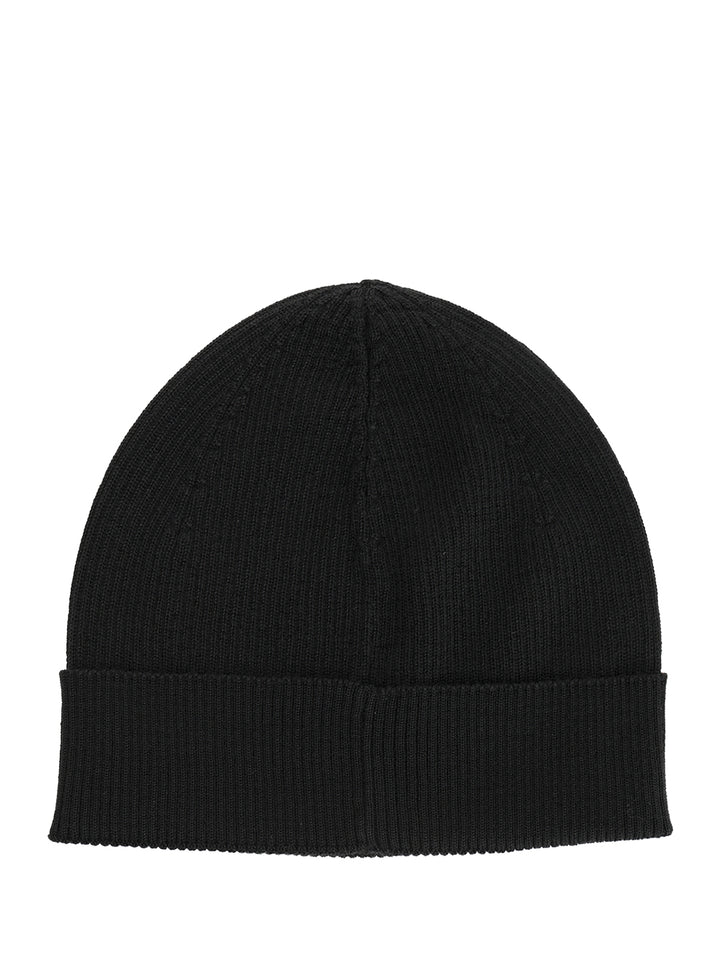 Saint Laurent Ribbed Wool Hat Hats - Black | d67b0fc7fe6222505879390c6c61645291c90204