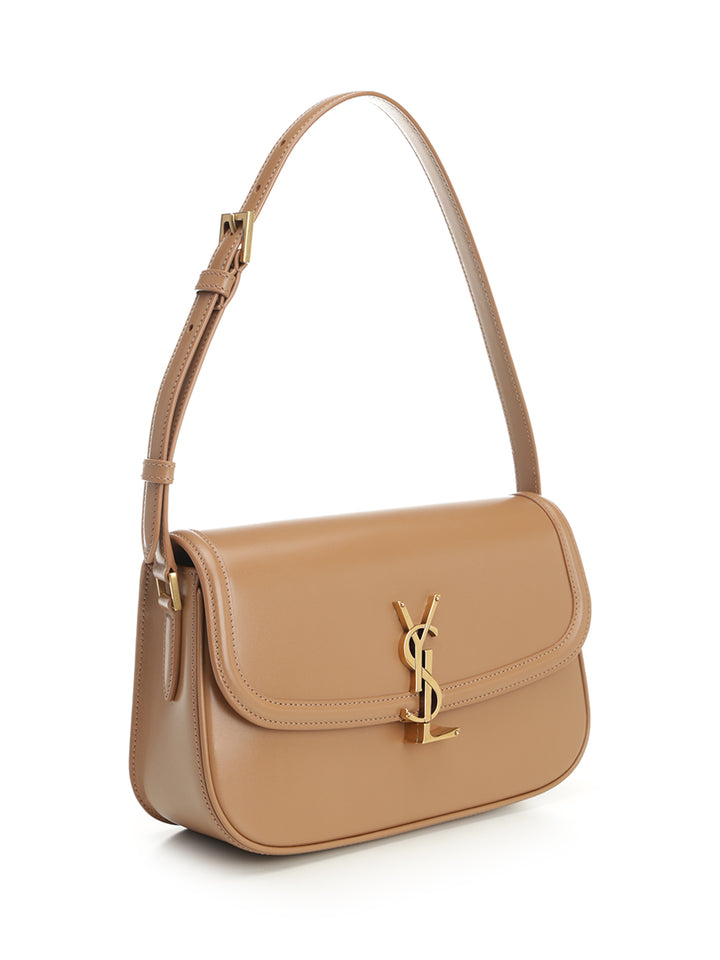 Saint Laurent Solferino Shoulder Bags - Beige | d14838eac11cd6967a44e61bd7faeb171079ed62