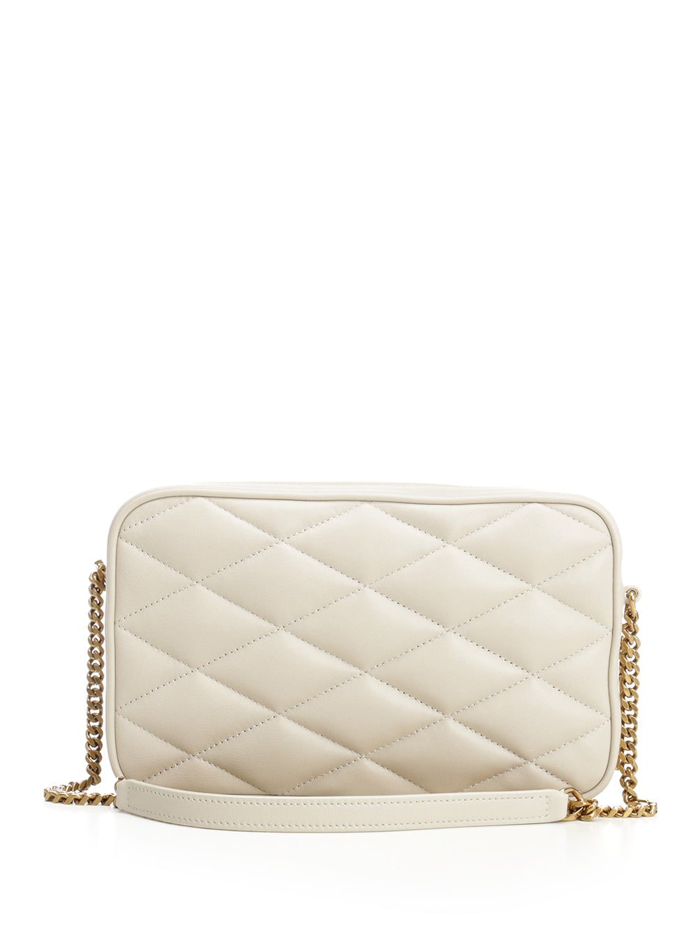 Saint Laurent Quilted Leather Camera Bag Small leather goods - White | 7595fd4e97615effbc470c311db0854cc323ca41