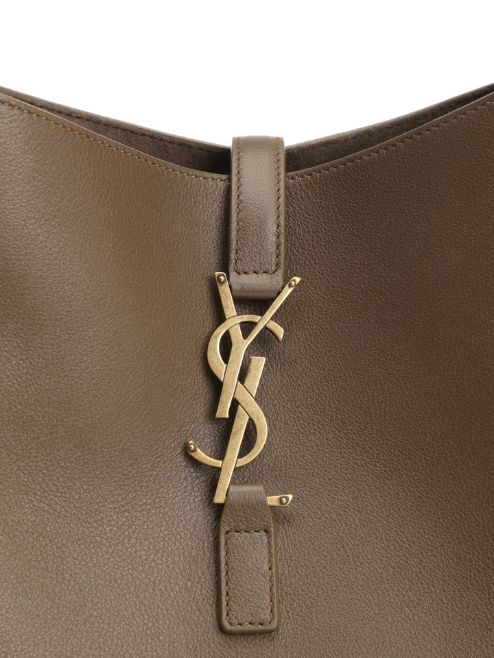 Saint Laurent Le 5 À 7 Shoulder Bags - Brown | 372cbdb6685908d43d27d7699699982dba1e80ae