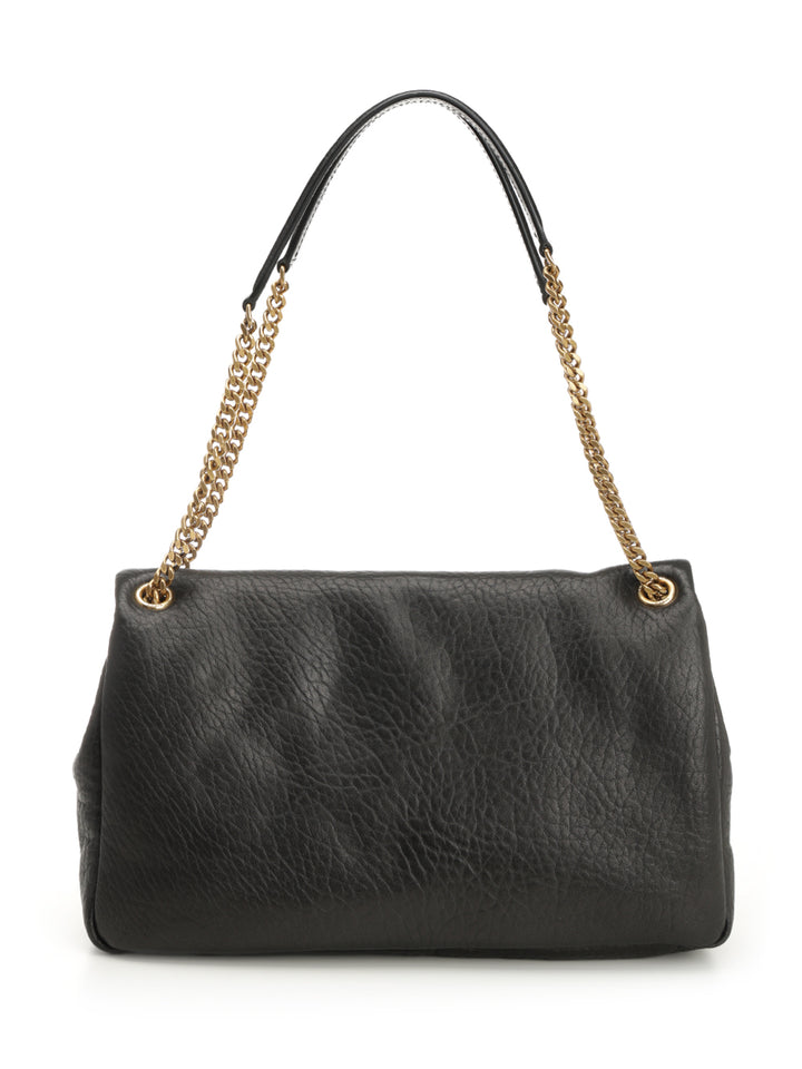 Saint Laurent Calypso Shoulder Bags - Black | 3151d260cc482c705651875e998e04990a095b33