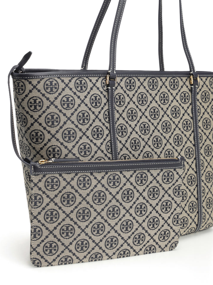 Tory Burch T Monogram Shoulder Bags - Blue | c47ed29c750da18e74cc933b8d6b2ed017f9f089