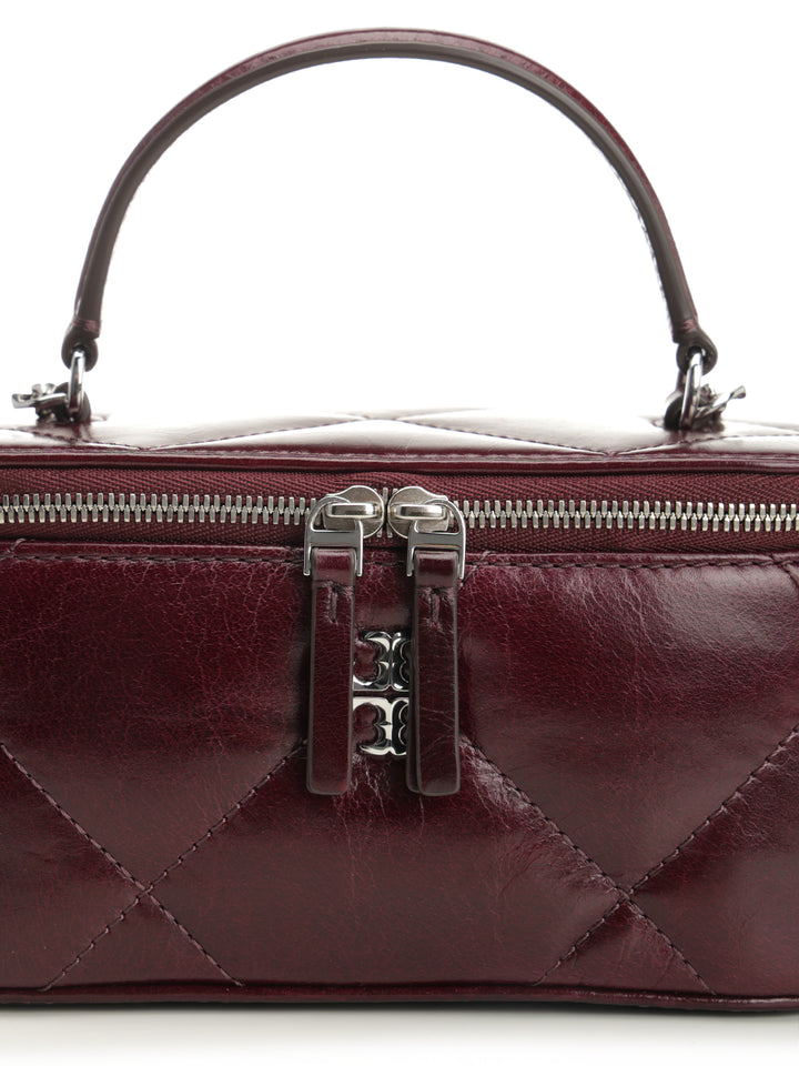 Tory Burch Kira Diamond Quilt Distressed Handbags - Bordeaux | 1d8d7e305a05400fe74092f2f4f091257476a5e2