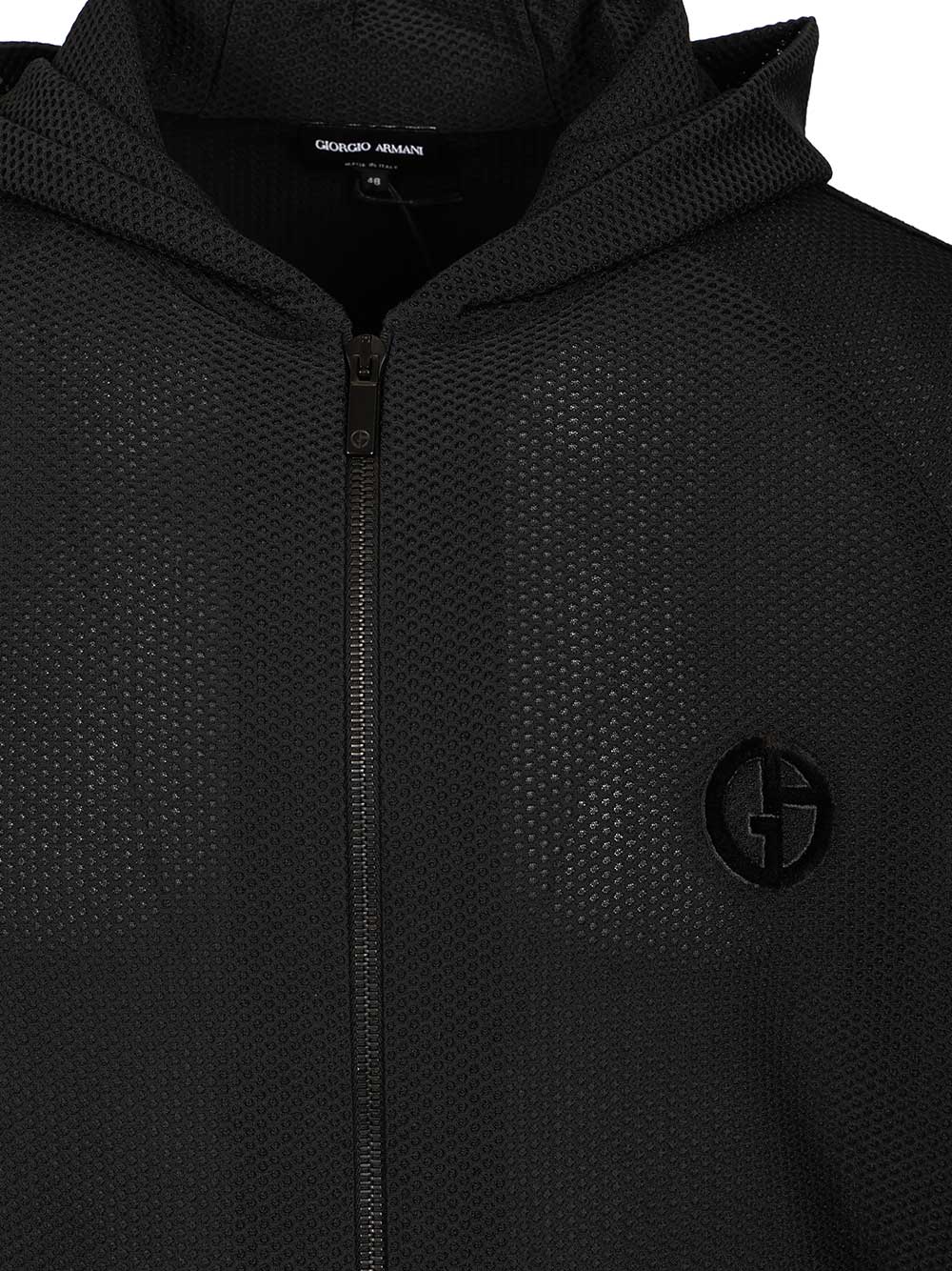 Giorgio Armani Hoody Sweatshirts - Black | 75f73b662c7661f810a2850c054493f3700ab5db