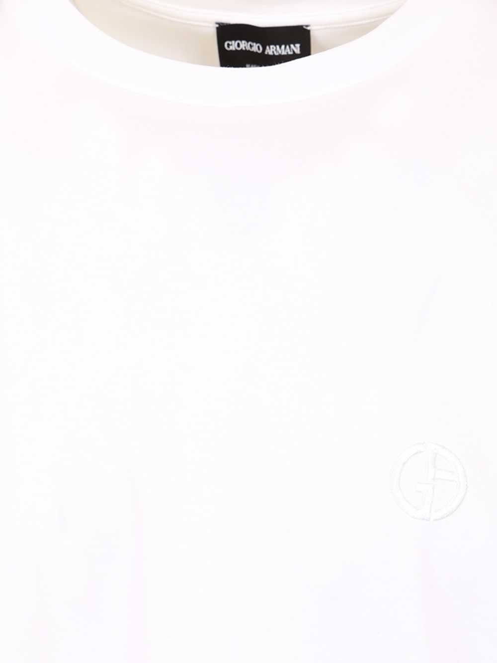 Giorgio Armani Cotton T-Shirt - White | 78ca0718c45c006871d2782b2ee6c96d3d19e0a5