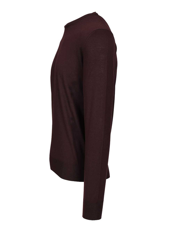 Mauro Ottaviani Crew Neck Sweater Knitwear - Brown | d40f453113d610169e0ec7947e059ae5f3bd7458