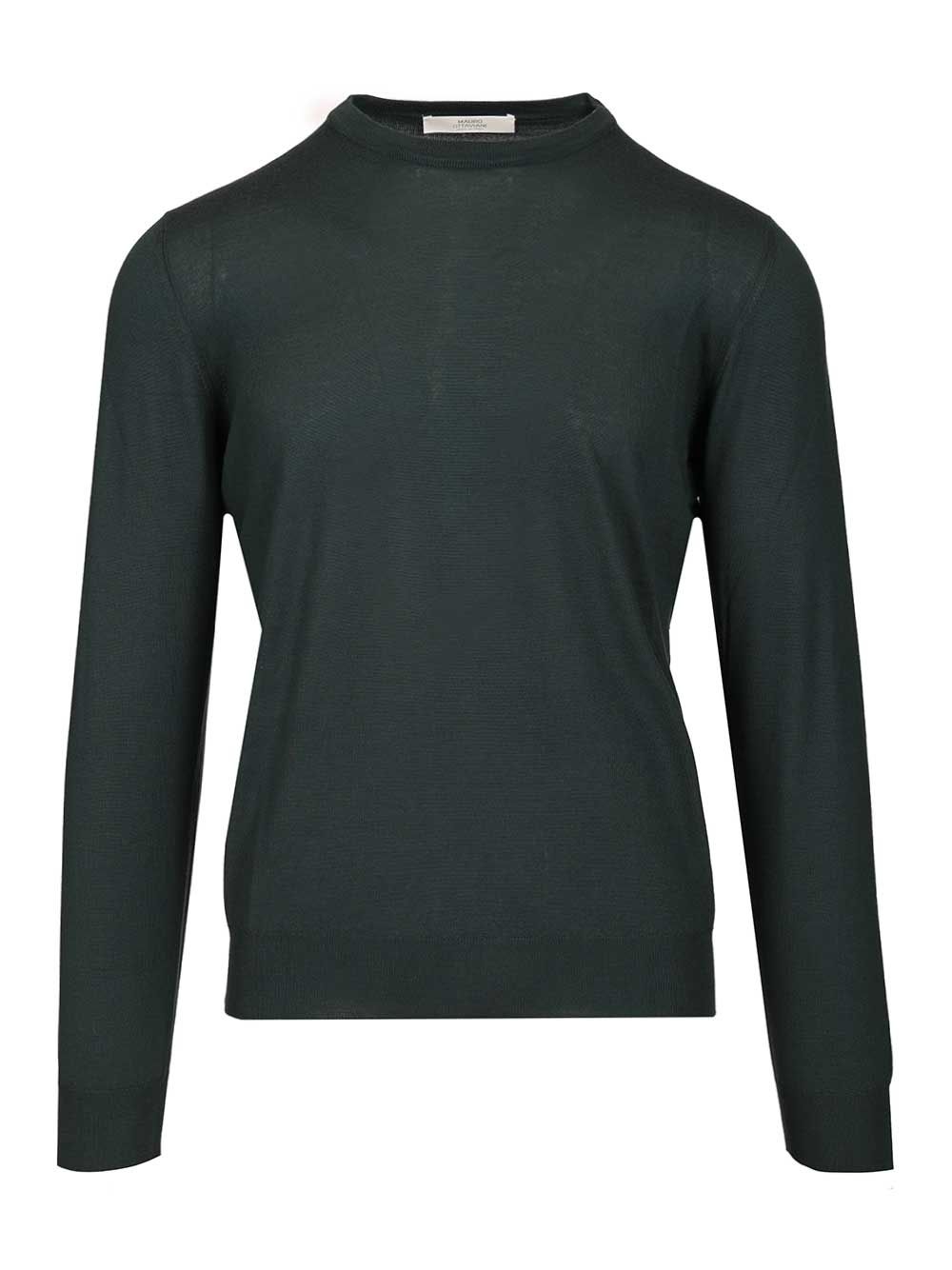 Mauro Ottaviani Crew Neck Sweater Knitwear - Green | 9a07a3ad973a19d113bbe97bc828a067464ad1e3