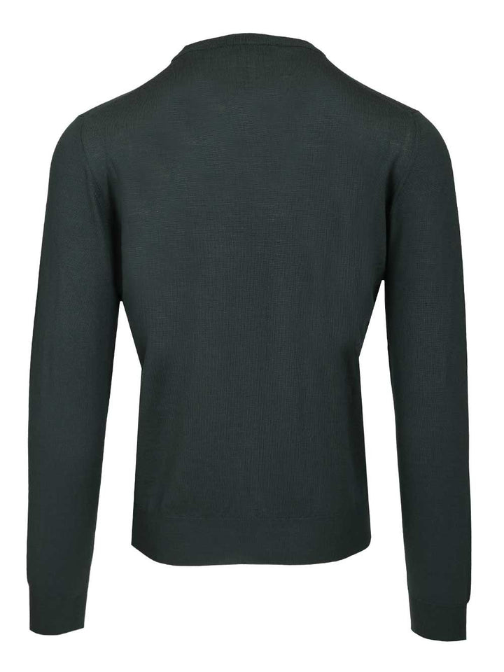 Mauro Ottaviani Crew Neck Sweater Knitwear - Green | 5dabee768cbb6649baba86e447ba1801a027db4f