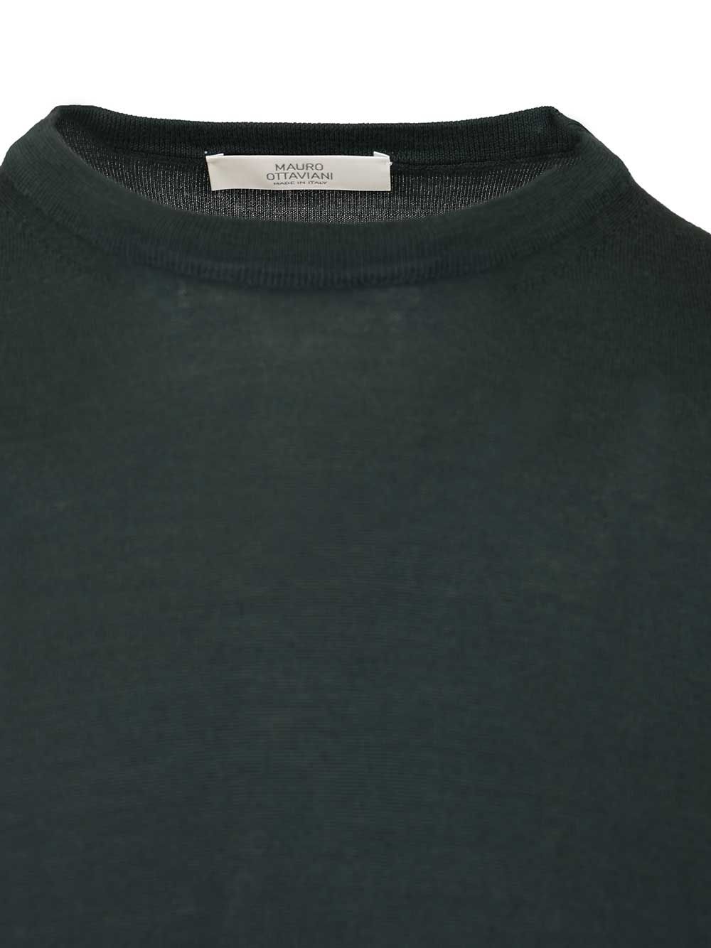 Mauro Ottaviani Crew Neck Sweater Knitwear - Green | 5a9697c1313f8e8941e8aaad61d4ef20319bfd21