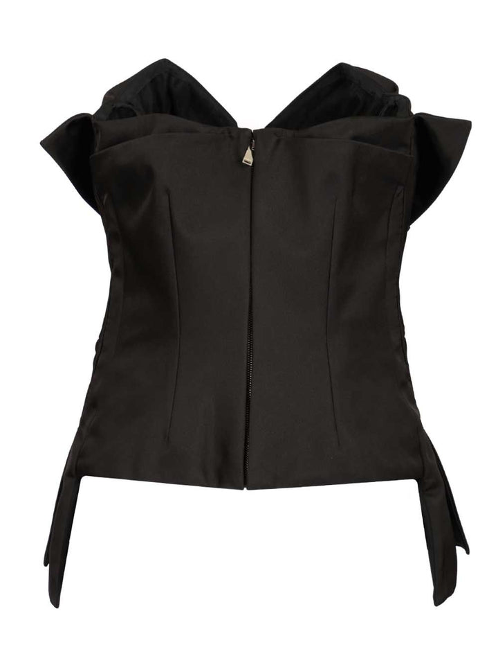 Mcqueen Corset Top Tops - Black | 8c7b462e4c628128c3c6a0cb04672844d27f0dbe
