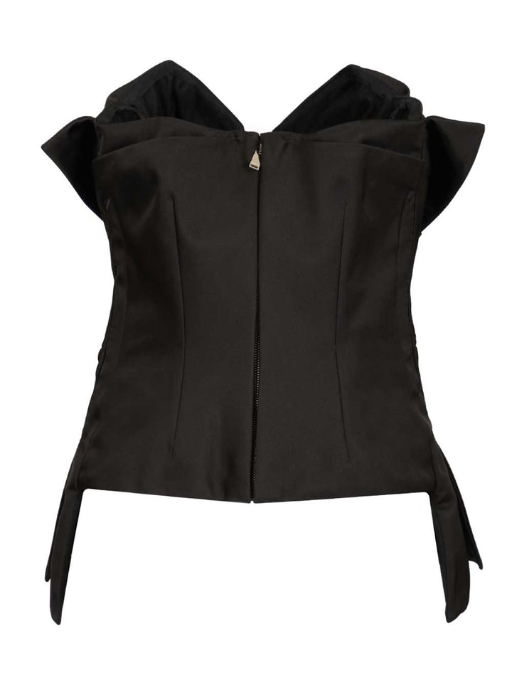 Mcqueen Corset Top Tops - Black | 489729af2671f557e297b00f84948ba5e152758d