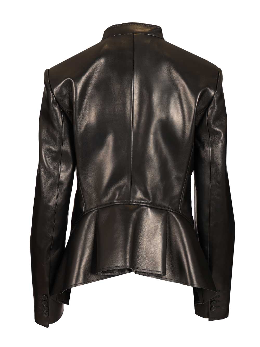 Mcqueen Tailored Leather Jacket Jackets - Black | d117ba7128fb84608a337f9f32b85b274c4171ed