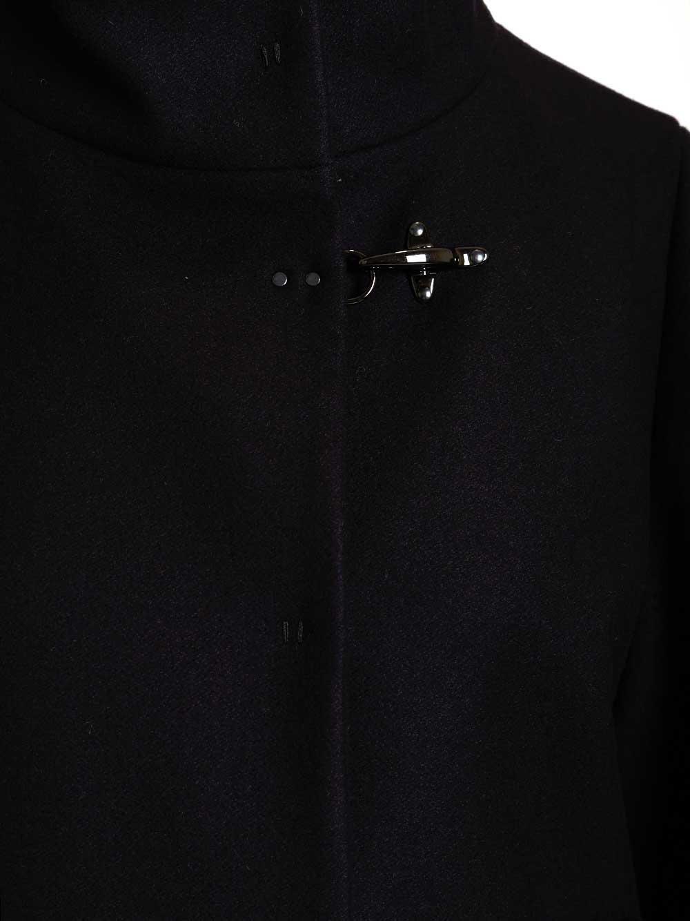 Fay Wool Cape Coats - Blue | 75e1e9ec48b2d3cef0140923f3f24f7a1ac353c6