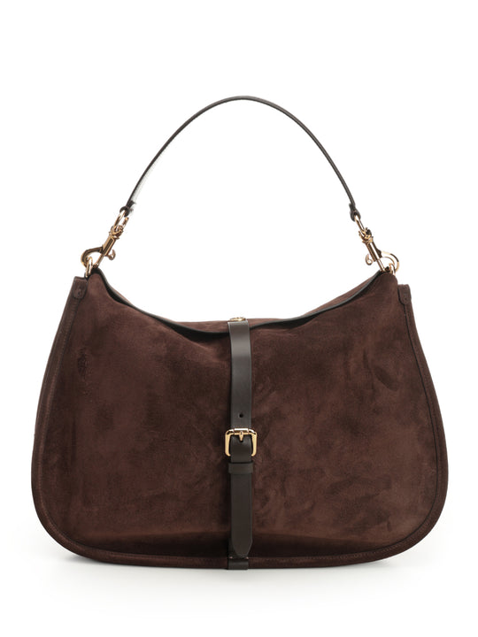 Pony Shoulder Bags Brown