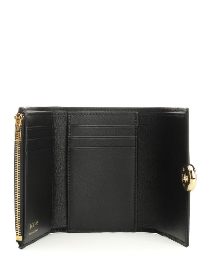 Loewe Pebble Wallets - Black | 37c39b8f5eef0b451025784c9fbf84af1ab2beed
