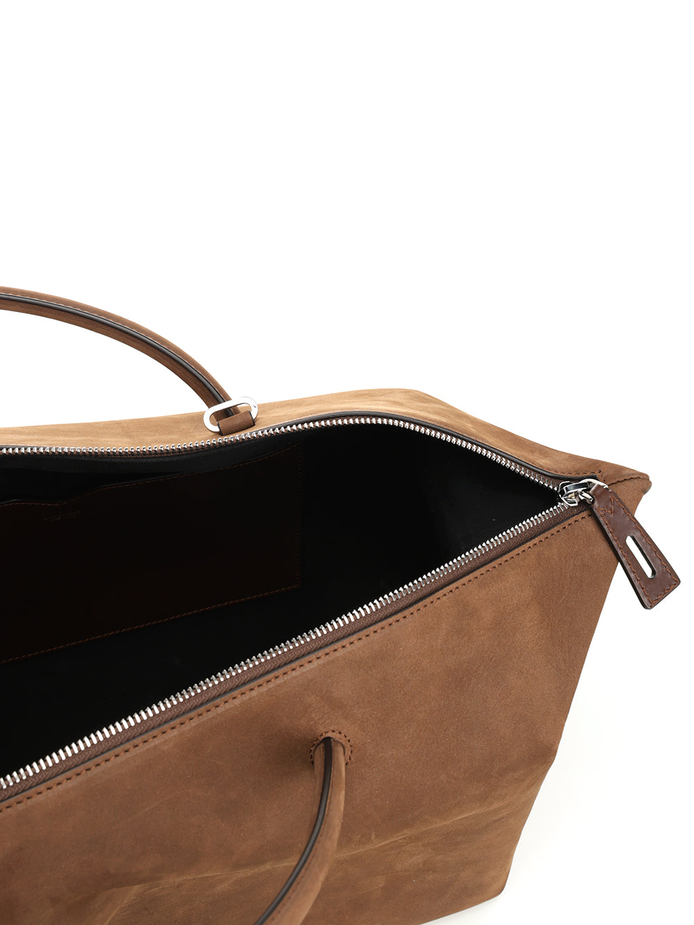 Max Mara Large Nubuck Leather Satchel Bag Handbags - Brown | 2d3467c76157aa744dcbcdd0fea7bdf8a79c5e0e