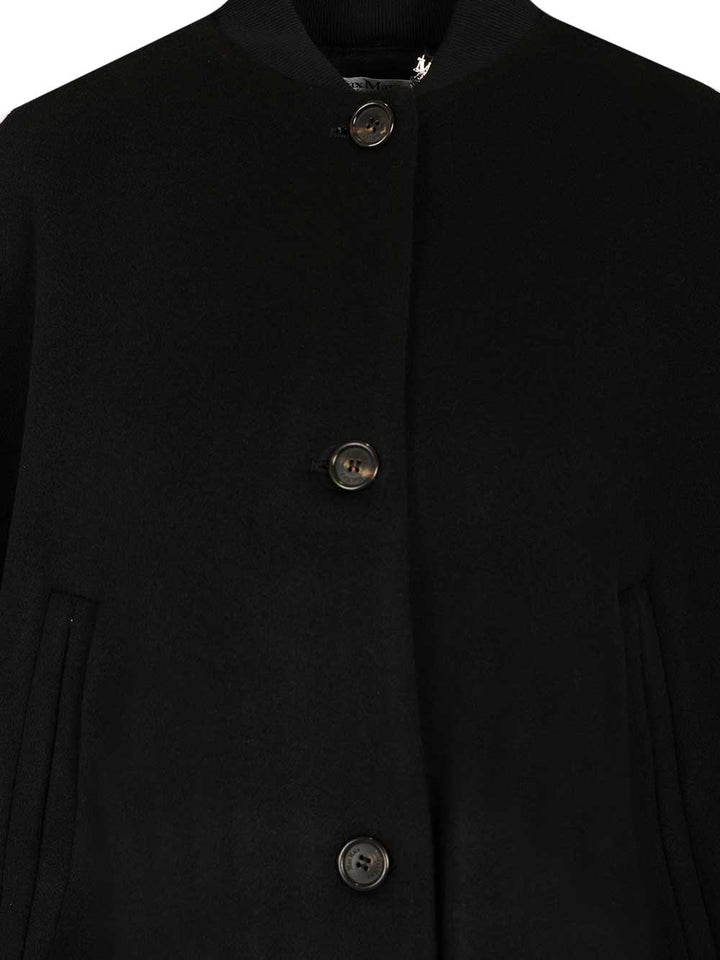 Max Mara Lightweight Cashmere Cape Jackets - Black | 541abf75df3942da5d337f8b1dc683012b623455
