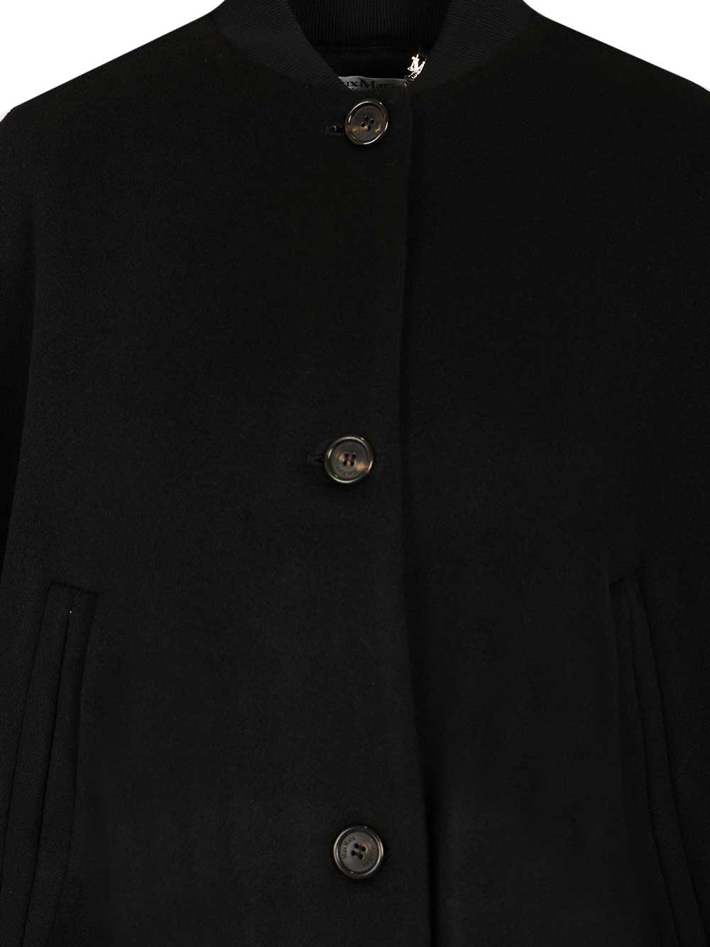 Max Mara Lightweight Cashmere Cape Jackets - Black | 541abf75df3942da5d337f8b1dc683012b623455