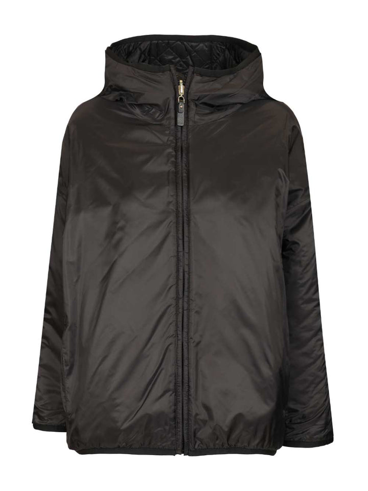 Max Mara The Cube Reversible Padded Jacket Coats - Black | 561dbb8ab3fe71073ef1bd97731d76f83b798c42