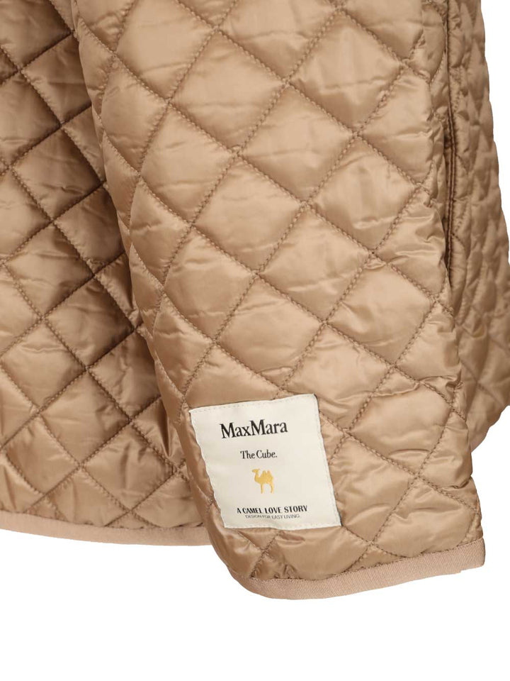 Max Mara The Cube Reversible Padded Jacket Coats - Beige | 820a3890950a6dfa4de0c21b7d9f56f2575a6ff6